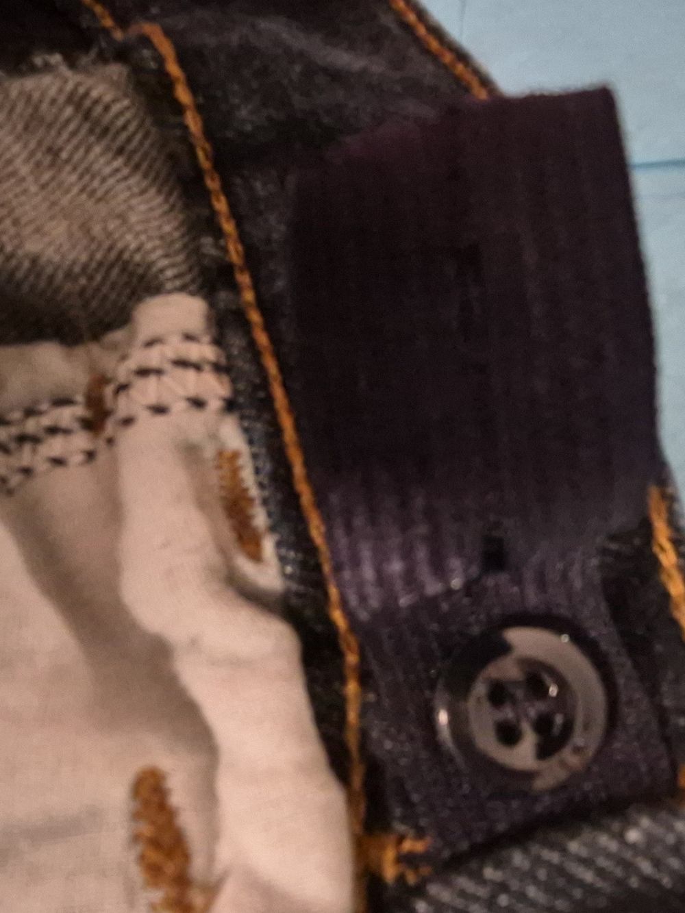 Girls Dark Blue Denim Jeans - Picture 5 of 8